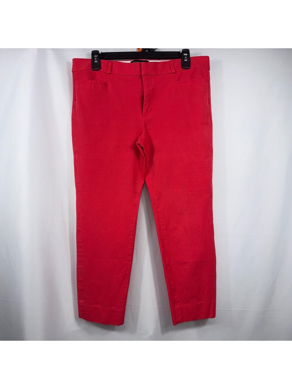 Banana Republic Sloan Fit Red Crop Pants Size 10
